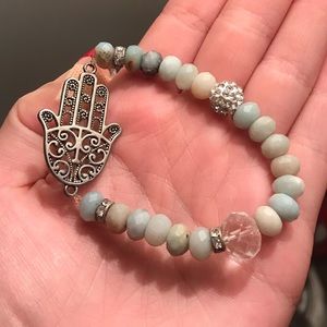 Beaded Hamsa Bracelet